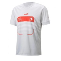 Švajčiarsko Granit Xhaka #10 Vonkajší futbalový dres MS 2022 Krátky Rukáv